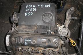 двигатель 1.9 SDI AGD VW POLO 6N CZCI