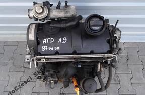 двигатель 1.9 TDI (ATD) 101KM КОМПЛЕКТНЫЙ. TOLEDO II--