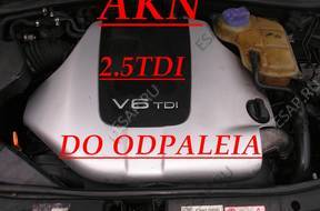 двигатель 2,5TDI V6 AKN AUDI A6 A4 DO ODPALENIA