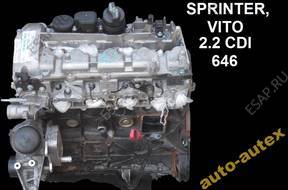 двигатель 2.2 CDI MERC SPRINTER 906 VITO W639 646