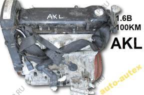 двигатель AKL 1.6 B 8V 100KM VW GOLF IV A3 OCTAVIA и