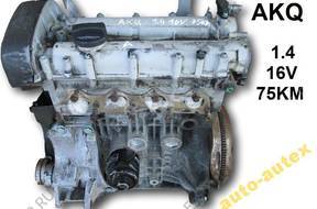 двигатель AKQ 1.4 B 16V 75KM VW GOLF IV A3 OCTAVIA и