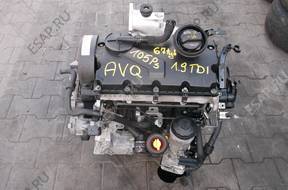 двигатель AVQ AUDI A3 8P 1.9 TDI 105 KM 67 ТЫС. КМ.