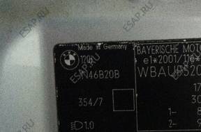 двигатель BMW e87 120i 2.0i N46B20B 2005 год,