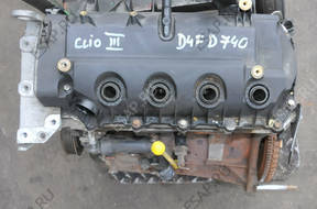 двигатель D4F D740 1.2 16V RENAULT CLIO III MODUS