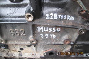 двигатель Daewoo SsangYong Musso 2,9TD