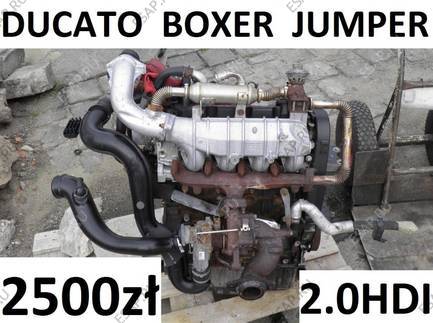 двигатель DUCATO 2.0 JTD JUMPER BOXER двигатель 2.0 HDI