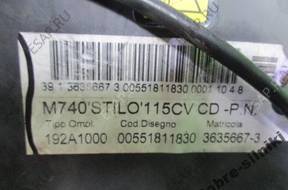двигатель FIAT STILO 1.9 JTD 115 KM 192A1000