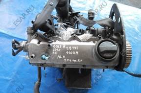 двигатель GOLF IV AUDI A3 LEON 1.9 TDI 110KM 99r ALH