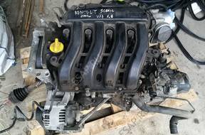 двигатель GOY/КОМПЛЕКТ RENAULT SCENIC 2 1.6 16V 2004 год,