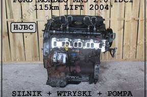 двигатель HJBC FORD MONDEO MK3 2.0 TDCI 115km  04