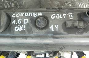 двигатель IBIZA CADDY GOLF II 1.6 D 1Y