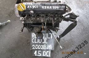 двигатель K9KA704 RENAULT CLIO II 02 год, 1.5 DCI