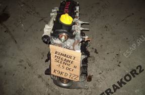 двигатель K9KD722 RENAULT MEGANE SCENIC II 1,5 DCI