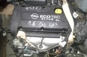 двигатель комплектный OPEL ASTRA ZAFIRA  1.6 16V Z16XE