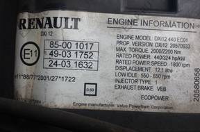 двигатель комплектный RENAULT MAGNUM DXI 440 2006 год