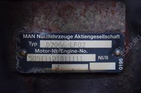 двигатель MAN D20 66 LF02 390/430 KM E3