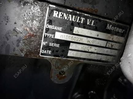 двигатель MIDR60226 V4 RENAULT MIDLUM 6.2
