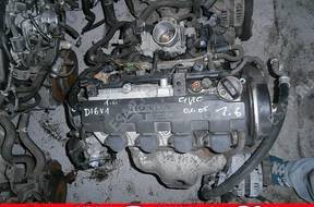 двигатель MOTOR HONDA CIVIC 01-05 1.6 B D16V1