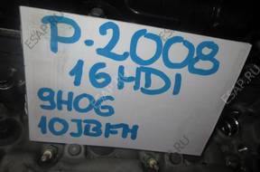 двигатель motor PEUGEOT 2008 1.6HDI 9H06 10JBFH