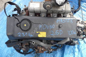 двигатель MOVANO MASTER 2.5 D 2.5D 00r KPL