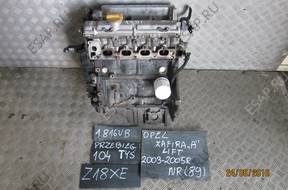 двигатель OPEL ZAFIRA A 1.8 B  03-2005 год Z18XE