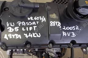 двигатель PASSAT B5 лифт. версия 1,9TDI 74KW AVB 05 год,. 607/1