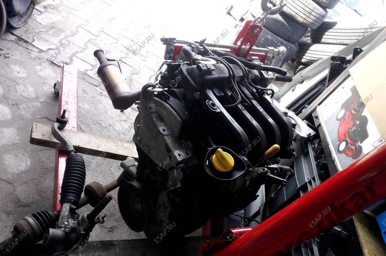 двигатель RENAULT CLIO TWINGO MODUS SANDERO 1.2 16V