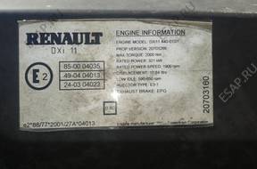 двигатель renault DXI 11  440 л.с.