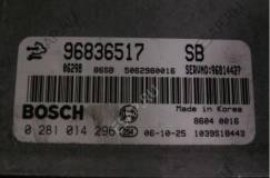 ЭБУ BOSCH 0281014296 96836517 SB  ANTARA / CAPTIVA 2.0 CDTI 