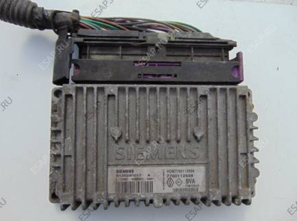 ЭБУ SIEMENS S105280017A HOM 7700112928 7700112938 RENAULT