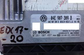 ECU 1.4 TSI VW 04E907309B 0261S07497 _EDC17-20