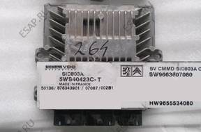 ECU 5WS40423C-T SID803A CITROEN PEUGEOT +PIN  _264