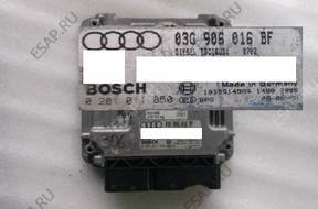 ECU AUDI A6 2.0TDI 03g906016bf 0281011850 +PIN_306