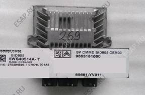 ECU CITROEN PEUGEOT 5WS40514A-T  9663181680 _269