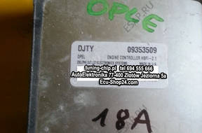 ECU OPEL ASTRA 1.6 8V 09353509 DJTY _18A DOPISZE