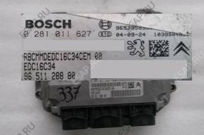 ECU PEUGEOT CITROEN 0281011627 9651128880  _337
