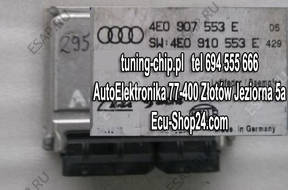 ECU ПОДВЕСКИ AUDIA8 4E0907553E  _295 _287 dopis