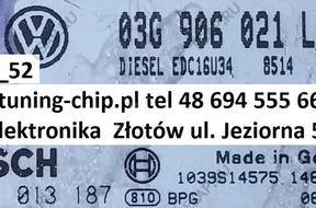 ECU SKODA OCTAVIA 03G906021LD 0281013187 EDC16-52