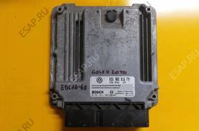 ECU VW GOLF V 03G906016FM 0281011903 EDC16-68