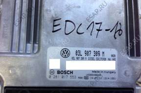 ECU VW T5 T6 2.0 0281017553 03L907309M _EDC17-16