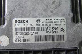 EDC16C34 0281013869 96664356980 БЛОК УПРАВЛЕНИЯ JUMPY