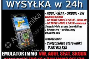 ЭМУЛЯТОР odblok ИММОБИЛАЙЗЕР grupa VW EDC16 CAN 1,9;2,0TDi