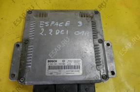 Espace III 2.2 DCI 2001 год БЛОК УПРАВЛЕНИЯ ДВИГАТЕЛЕМ 0281001999