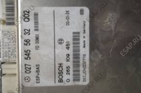 ESP+BAS mercedes w210 027 545 56 32 bosch