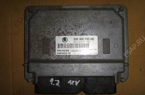 FABIA 1 I 1.2 12V БЛОК УПРАВЛЕНИЯ ДВИГАТЕЛЕМ 03E906033AB