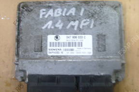 FABIA 1 I 1.4 MPI БЛОК УПРАВЛЕНИЯ ДВИГАТЕЛЕМ 047906033C