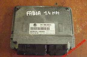 FABIA 1.4 MPI БЛОК УПРАВЛЕНИЯ 047906033C .