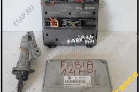 FABIA 1.4 MPI БЛОК УПРАВЛЕНИЯ КОМПЛЕКТ 047906033 A