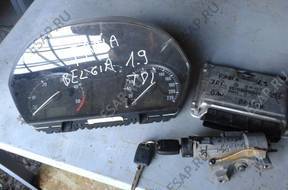 FABIA 1.9TDI ЗАМОК ЗАЖИГАНИЯ БЛОК УПРАВЛЕНИЯ ПАНЕЛЬ ПРИБОРОВ 038906019AF